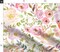 Watercolor Pastel Floral Flora Flowers Nursery Roses Modern Custom Printed Fabric by Spoonflower Various Fabrics by the Yard or Fat Quarter